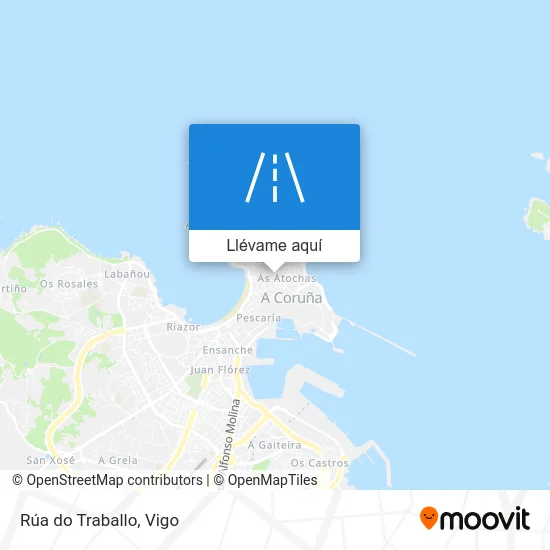 Mapa Rúa do Traballo