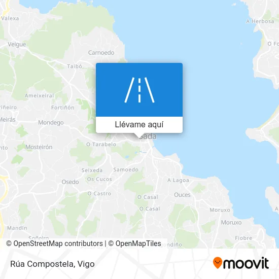 Mapa Rúa Compostela