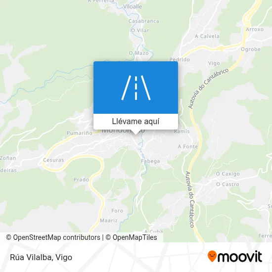 Mapa Rúa Vilalba