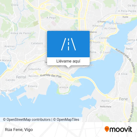 Mapa Rúa Fene