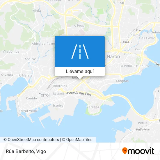 Mapa Rúa Barbeito