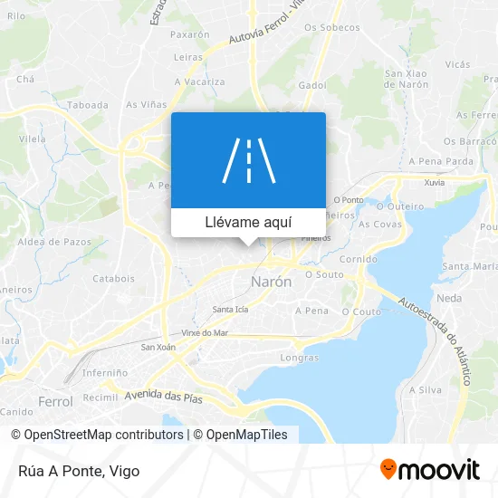 Mapa Rúa A Ponte