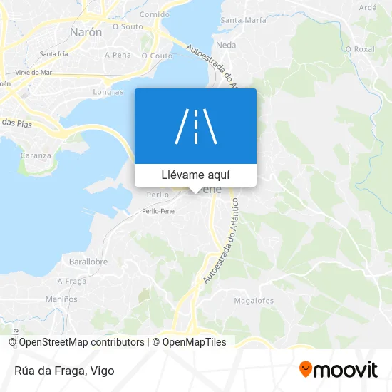 Mapa Rúa da Fraga