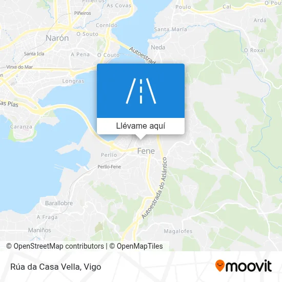 Mapa Rúa da Casa Vella