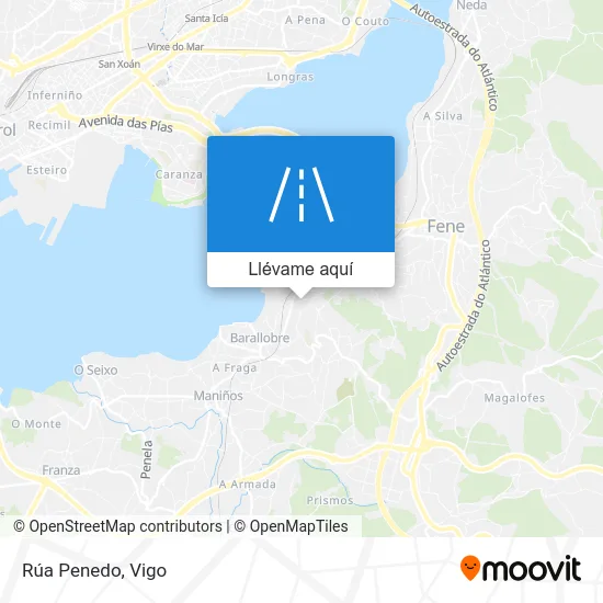 Mapa Rúa Penedo