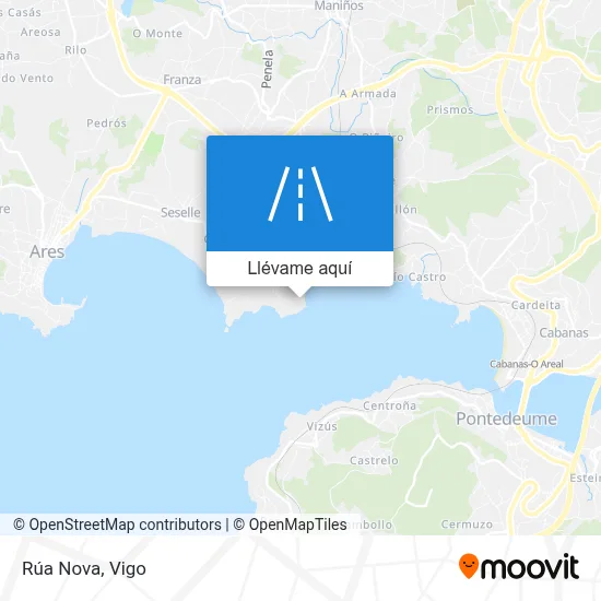 Mapa Rúa Nova