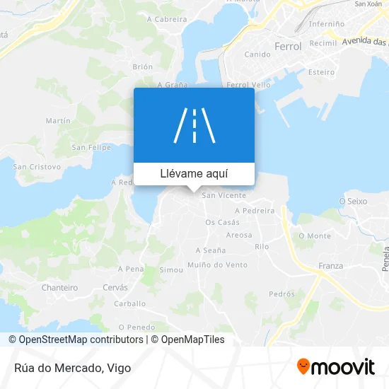 Mapa Rúa do Mercado