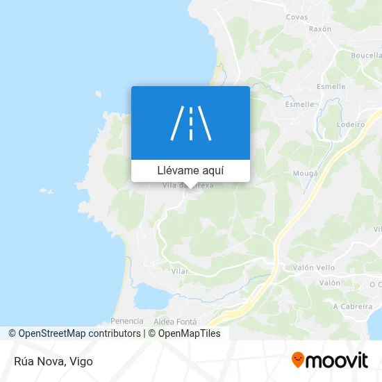 Mapa Rúa Nova