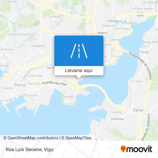 Mapa Rúa Luis Seoane
