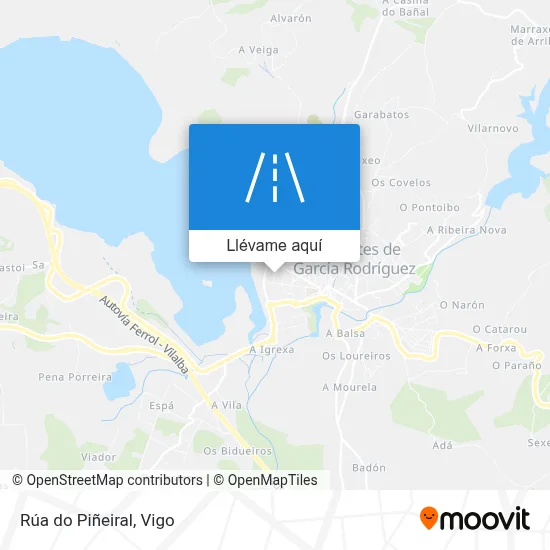 Mapa Rúa do Piñeiral