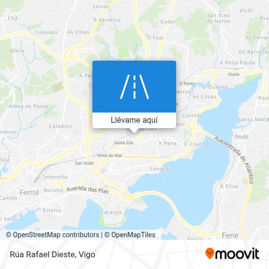 Mapa Rúa Rafael Dieste