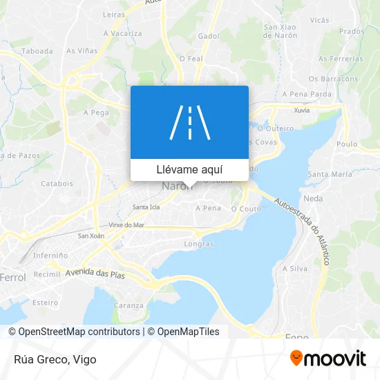Mapa Rúa Greco