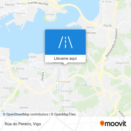 Mapa Rúa do Pereiro