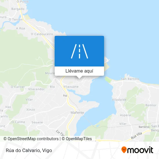 Mapa Rúa do Calvario