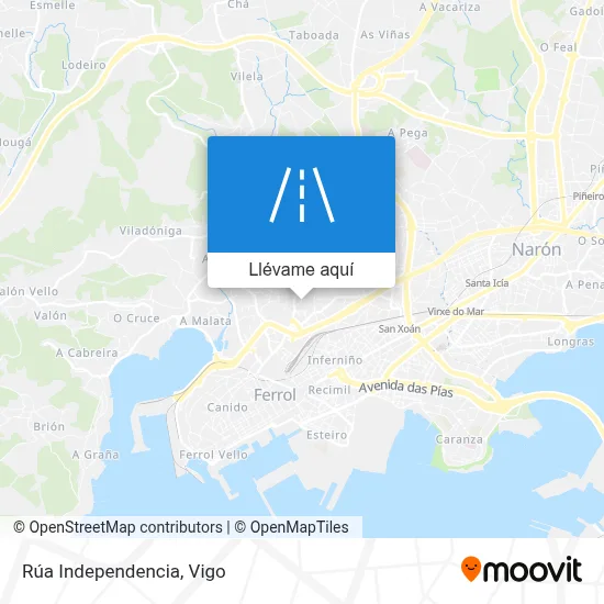 Mapa Rúa Independencia