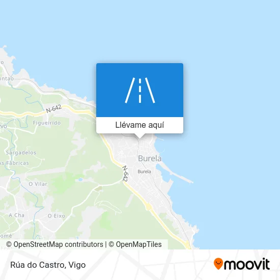 Mapa Rúa do Castro