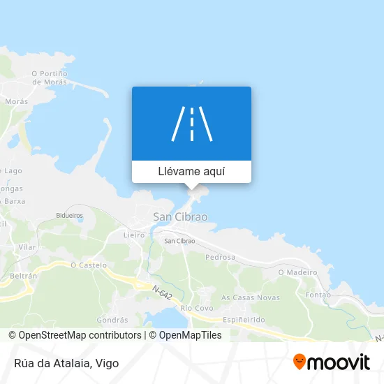 Mapa Rúa da Atalaia