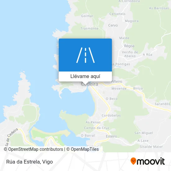 Mapa Rúa da Estrela