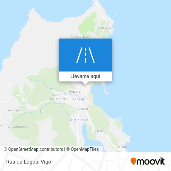 Mapa Rúa da Lagoa