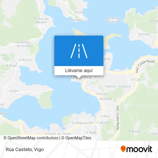 Mapa Rúa Castelo