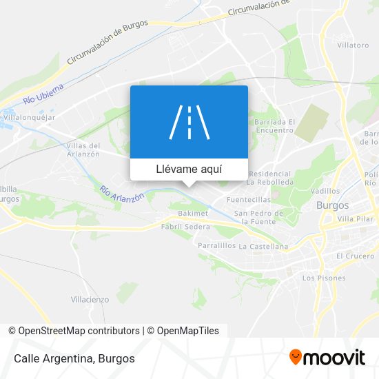 Mapa Calle Argentina
