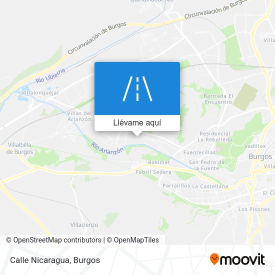 Mapa Calle Nicaragua