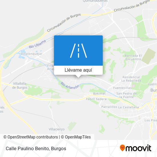 Mapa Calle Paulino Benito