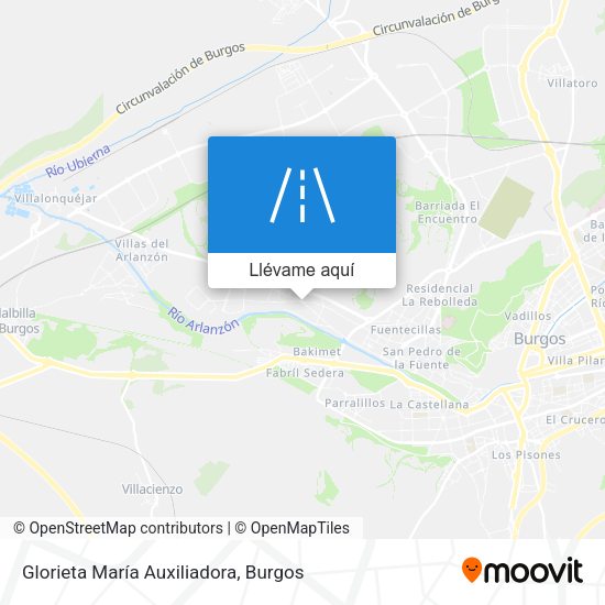 Mapa Glorieta María Auxiliadora