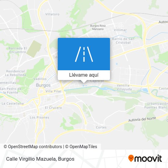 Mapa Calle Virgilio Mazuela