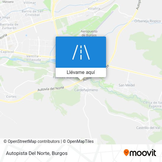 Mapa Autopista Del Norte