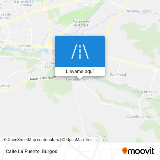 Mapa Calle La Fuente
