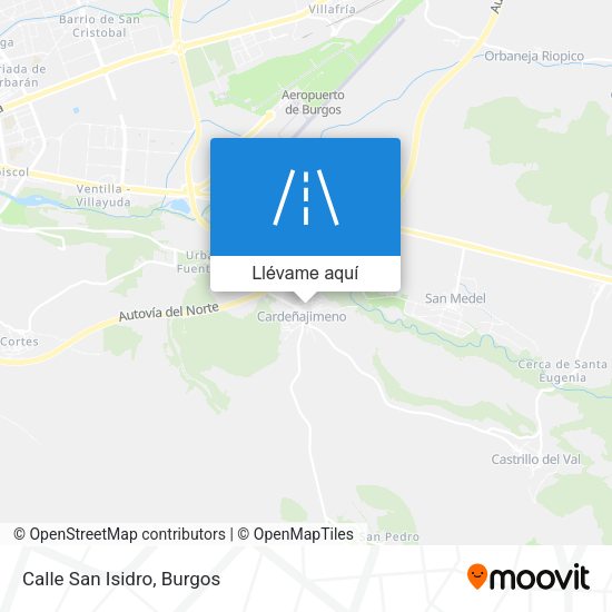 Mapa Calle San Isidro