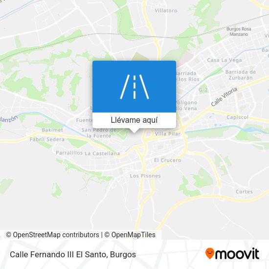 Mapa Calle Fernando III El Santo
