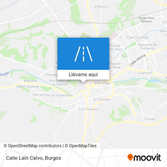 Mapa Calle Laín Calvo