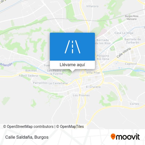 Mapa Calle Saldaña