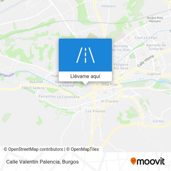 Mapa Calle Valentín Palencia