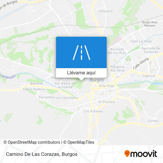 Mapa Camino De Las Corazas