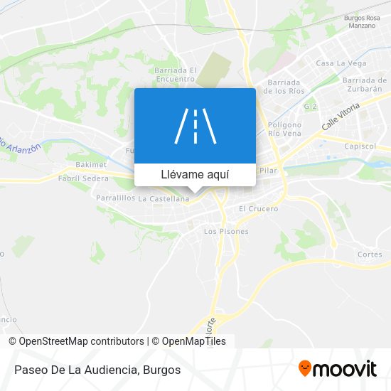 Mapa Paseo De La Audiencia