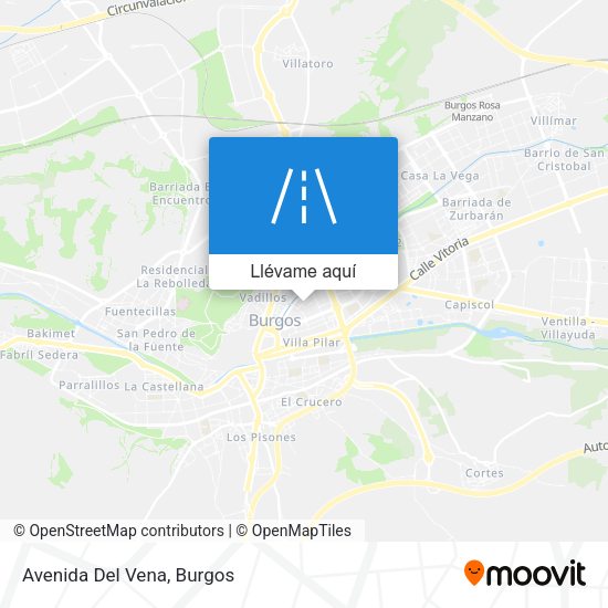 Mapa Avenida Del Vena