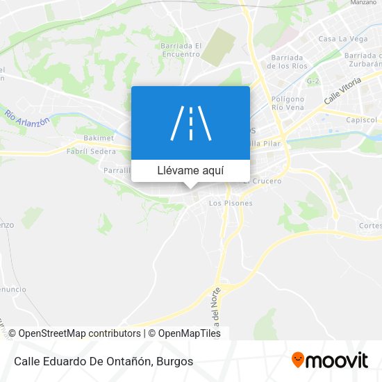 Mapa Calle Eduardo De Ontañón