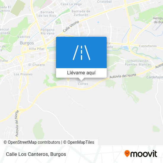 Mapa Calle Los Canteros