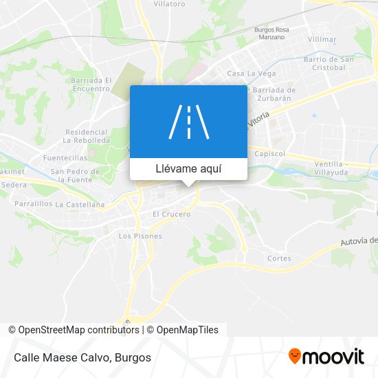 Mapa Calle Maese Calvo