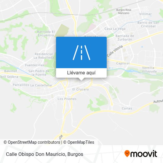 Mapa Calle Obispo Don Mauricio