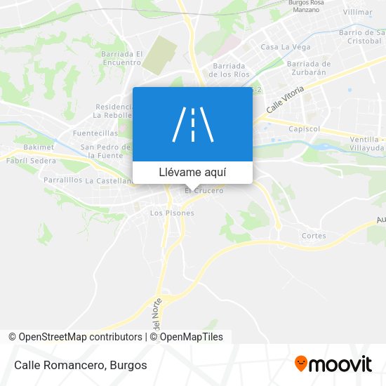Mapa Calle Romancero