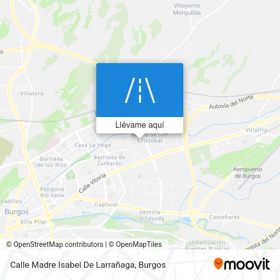 Mapa Calle Madre Isabel De Larrañaga