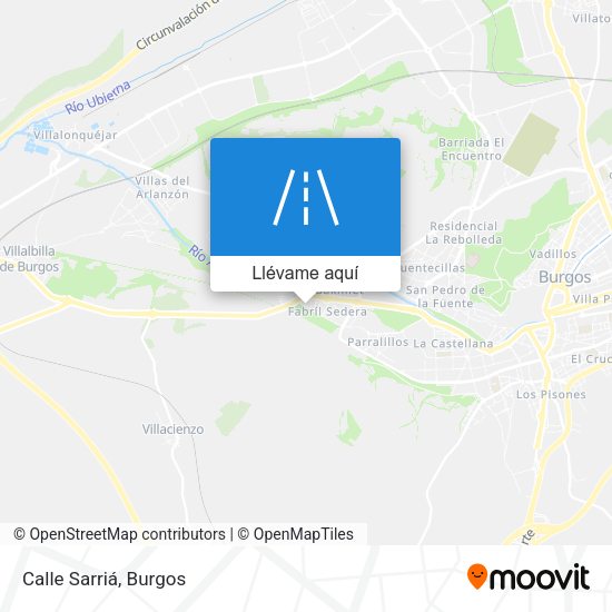 Mapa Calle Sarriá