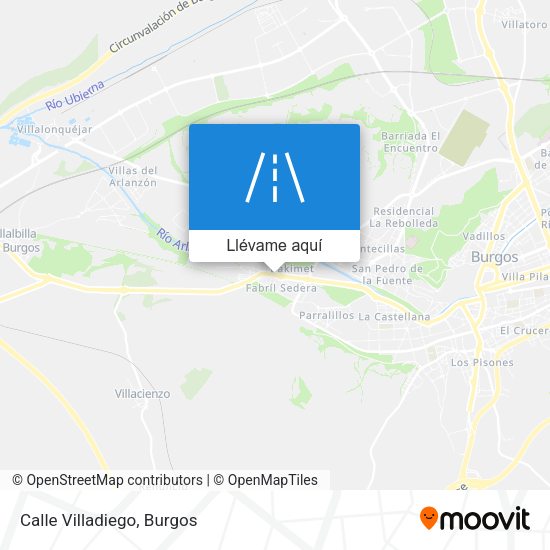 Mapa Calle Villadiego