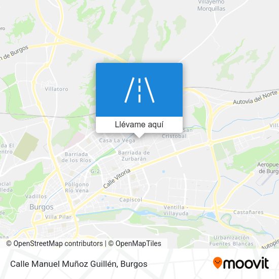 Mapa Calle Manuel Muñoz Guillén