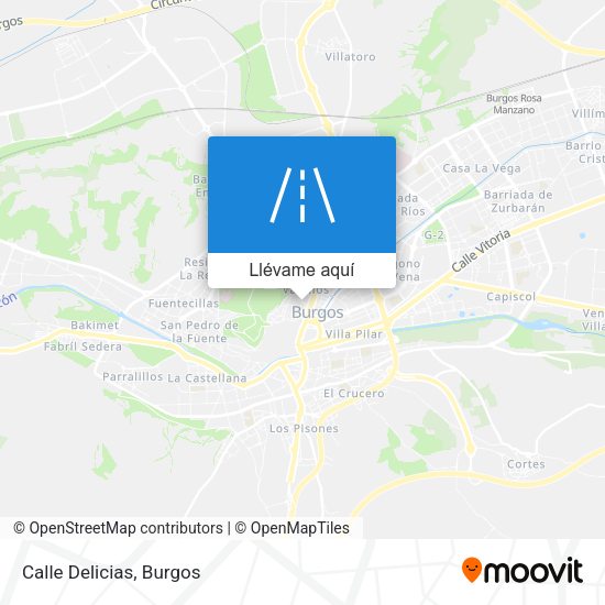 Mapa Calle Delicias