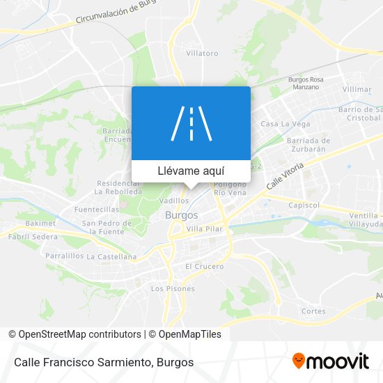 Mapa Calle Francisco Sarmiento